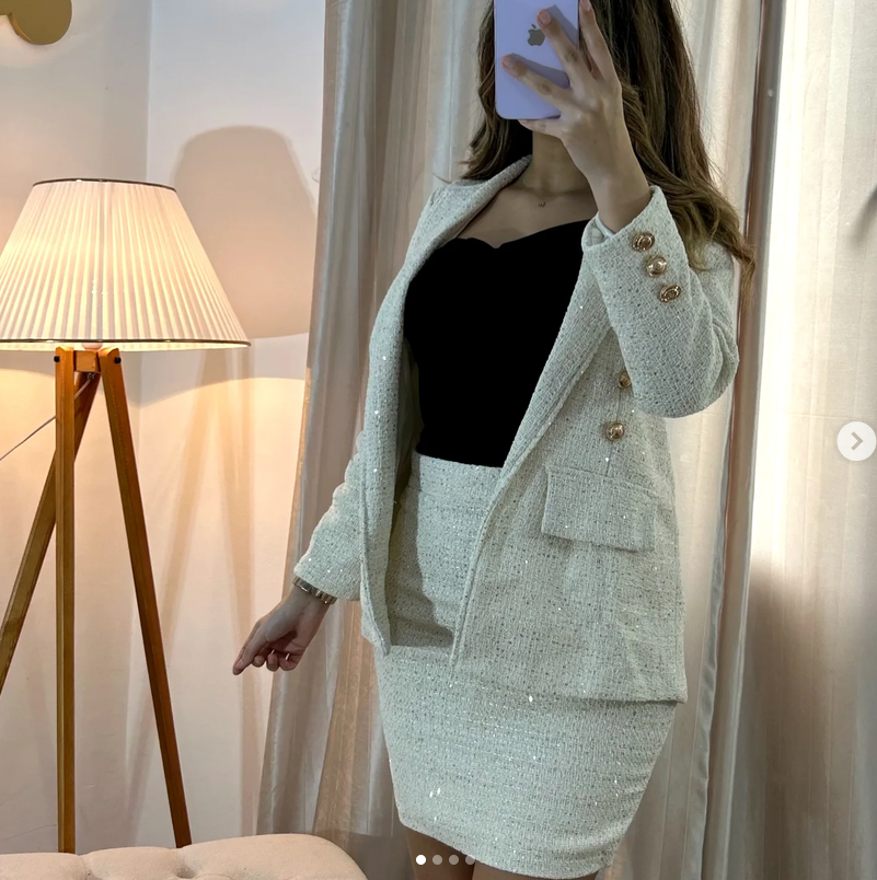 Ensemble Chanel Pearl ivoire